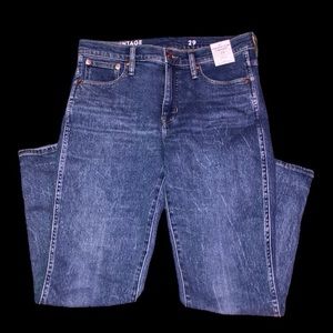 Vintage Slim Straight Jeans